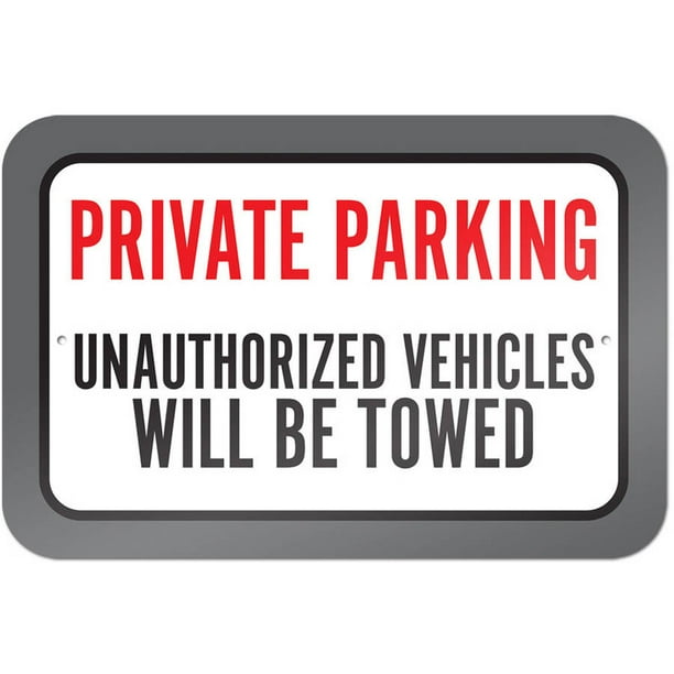 27x18 Basic Gray Premium Acrylic Sign Vehicles Will Be Towed CGSignLab 27x18 Basic Gray Premium Acrylic Sign Vehicles Will Be Towed CGSignLab